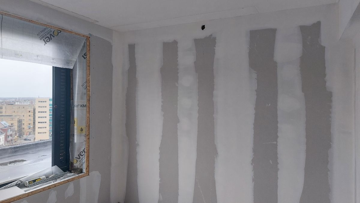 Plamuurwerken en voorbereiding